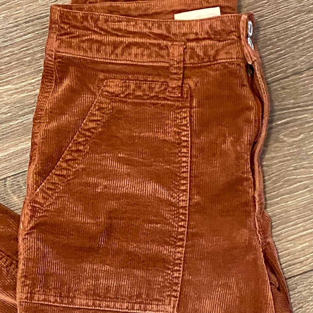 PILCRO Corduroy Straight Leg Ankle Pants 28 - Picture 4 of 15